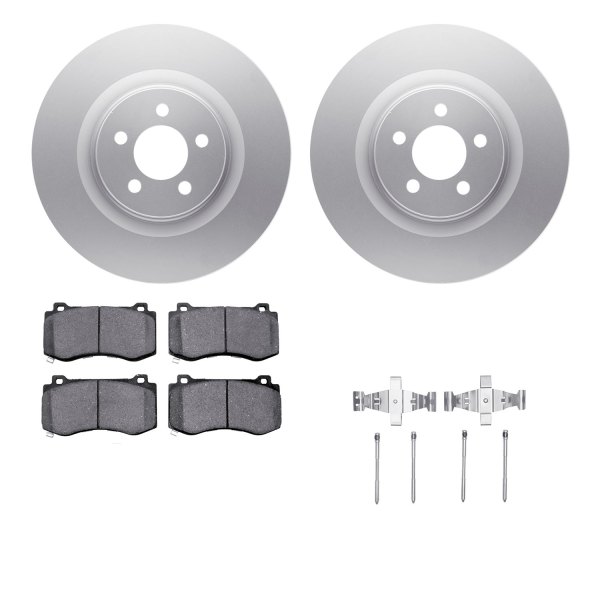 DFC® - Geospec Plain Front Brake Kit with Ultimate Duty Performance Brake Pads