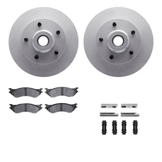 DFC® - Geospec Plain Front Brake Kit with Ultimate Duty Performance Brake Pads
