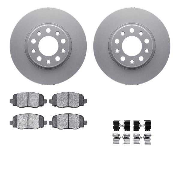 DFC® - Geospec Plain Rear Brake Kit with Ultimate Duty Performance Brake Pads