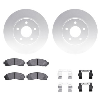 DFC® - Geospec Plain Front Brake Kit with Ultimate Duty Performance Brake Pads