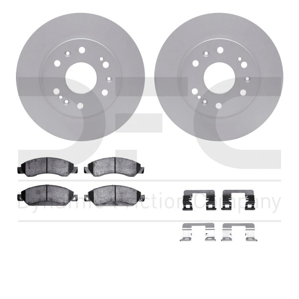 DFC® - Geospec Plain Front Brake Kit with Ultimate Duty Performance Brake Pads