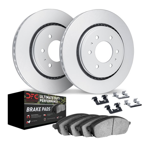 DFC® - Geospec Plain Rear Brake Kit with Ultimate Duty Performance Brake Pads