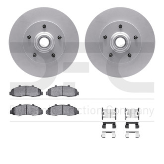 DFC® - Geospec Plain Front Brake Kit with Ultimate Duty Performance Brake Pads