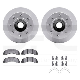 DFC® - Geospec Plain Front Brake Kit with Ultimate Duty Performance Brake Pads