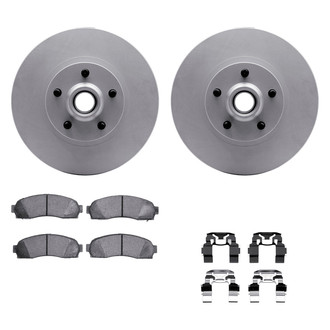 DFC® - Geospec Plain Front Brake Kit with Ultimate Duty Performance Brake Pads