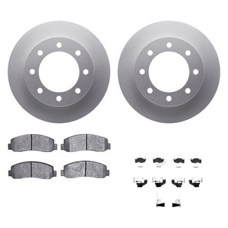 DFC® - Geospec Plain Front Brake Kit with Ultimate Duty Performance Brake Pads