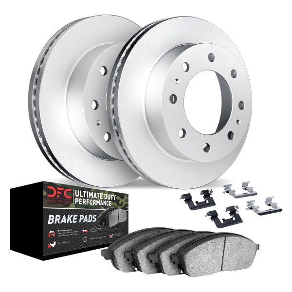 DFC® - Geospec Plain Rear Brake Kit with Ultimate Duty Performance Brake Pads