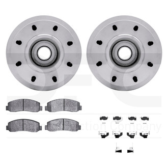 DFC® - Geospec Plain Front Brake Kit with Ultimate Duty Performance Brake Pads