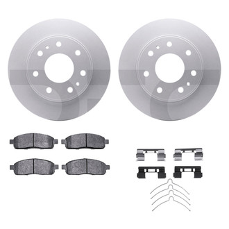 DFC® - Geospec Plain Front Brake Kit with Ultimate Duty Performance Brake Pads