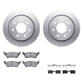 DFC® - Geospec Plain Rear Brake Kit with Ultimate Duty Performance Brake Pads