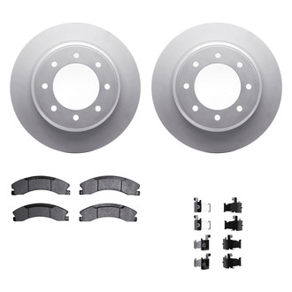 DFC® - Geospec Plain Rear Brake Kit with Ultimate Duty Performance Brake Pads