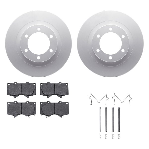 DFC® - Geospec Plain Front Brake Kit with Ultimate Duty Performance Brake Pads