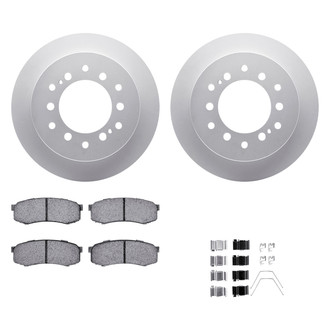 DFC® - Geospec Plain Rear Brake Kit with Ultimate Duty Performance Brake Pads