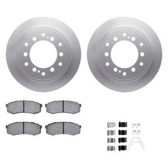DFC® - Geospec Plain Rear Brake Kit with Ultimate Duty Performance Brake Pads