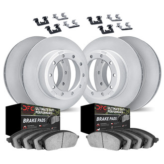 DFC® - Geospec Plain Brake Kit with Ultimate Duty Performance Brake Pads