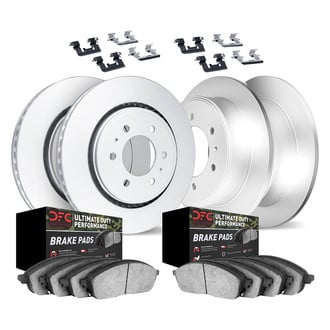 DFC® - Geospec Plain Front and Rear Brake Kit with Ultimate Duty Performance Brake Pads