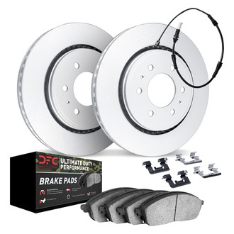 DFC® - Geospec Plain Front Brake Kit with Ultimate Duty Performance Brake Pads