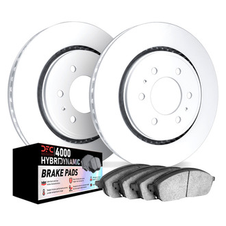 DFC® - Geospec Plain Front Brake Kit with 4000 HybriDynamic Brake Pads
