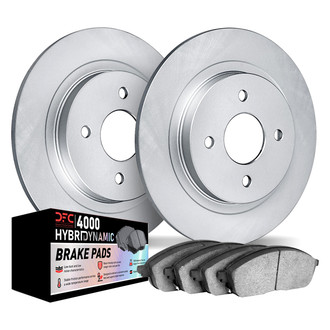 DFC® - Geospec Plain Rear Brake Kit with 4000 HybriDynamic Brake Pads