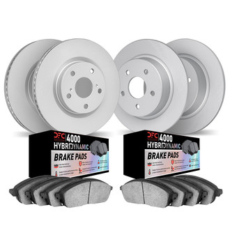 DFC® - Geospec Plain Front and Rear Brake Kit with 4000 HybriDynamic Brake Pads