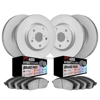 DFC® - Geospec Plain Front and Rear Brake Kit with 4000 HybriDynamic Brake Pads