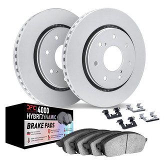 DFC® - Geospec Plain Rear Brake Kit with 4000 HybriDynamic Brake Pads