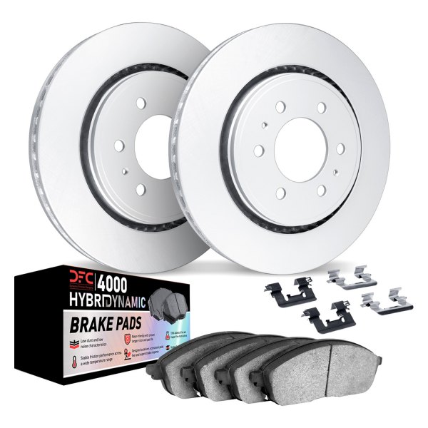 DFC® - Geospec Plain Rear Brake Kit with 4000 HybriDynamic Brake Pads