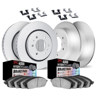 DFC® - Geospec Plain Brake Kit with 4000 HybriDynamic Brake Pads