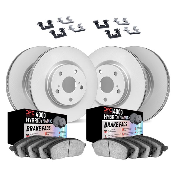 DFC® - Geospec Plain Front and Rear Brake Kit with 4000 HybriDynamic Brake Pads