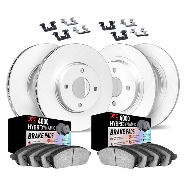 DFC® - Geospec Plain Front and Rear Brake Kit with 4000 HybriDynamic Brake Pads