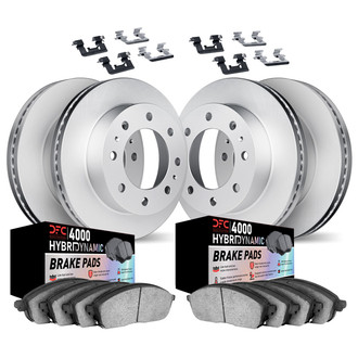 DFC® - Geospec Plain Brake Kit with 4000 HybriDynamic Brake Pads