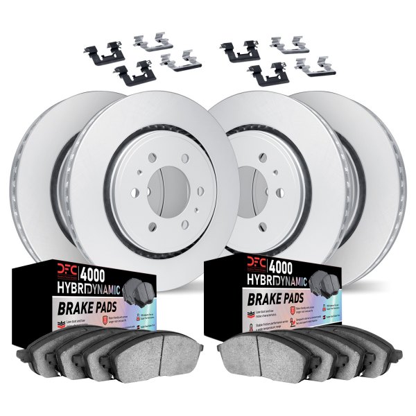 DFC® - Geospec Plain Front and Rear Brake Kit with 4000 HybriDynamic Brake Pads