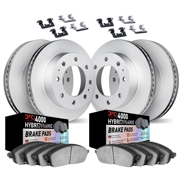 DFC® - Geospec Plain Front and Rear Brake Kit with 4000 HybriDynamic Brake Pads