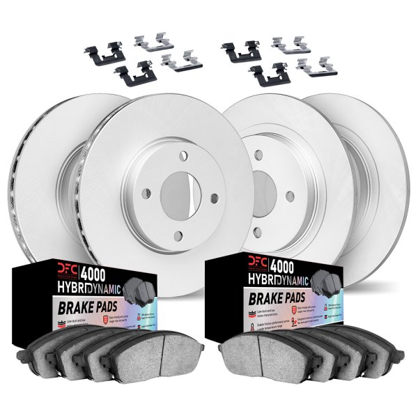 DFC® - Geospec Plain Front and Rear Brake Kit with 4000 HybriDynamic Brake Pads