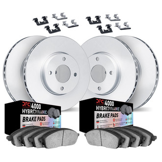 DFC® - Geospec Plain Brake Kit with 4000 HybriDynamic Brake Pads