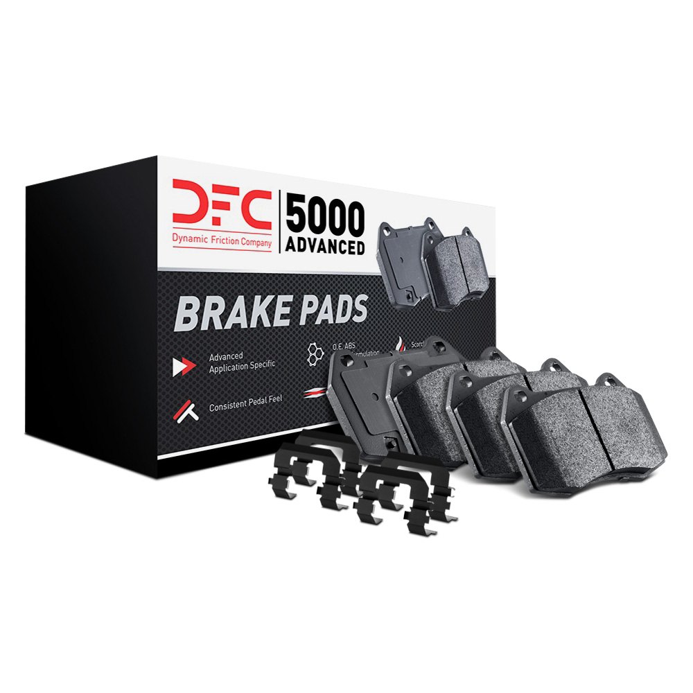 Low Metallic 1552-1342-00-Front Set Dynamic Friction Company 5000 Advanced Brake Pads 