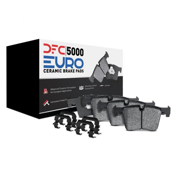 Dynamic Friction Company 5000 Euro Ceramic Brake Pads and Hardware Kit