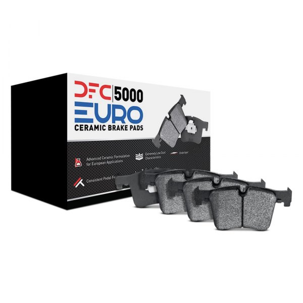 Dynamic Friction Company 5000 Euro Ceramic Brake Pads and Hardware Kit 