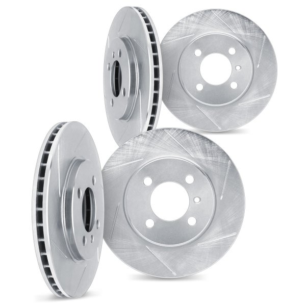 DFC® - Premium Slotted Front and Rear Brake Rotors