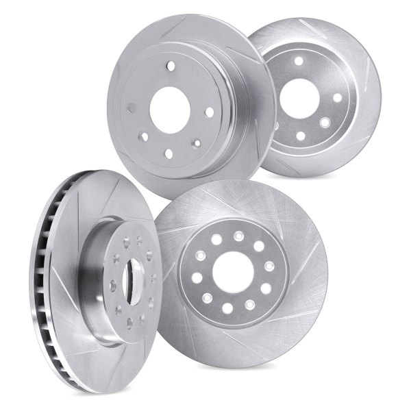 DFC® - Premium Slotted Front and Rear Brake Rotors