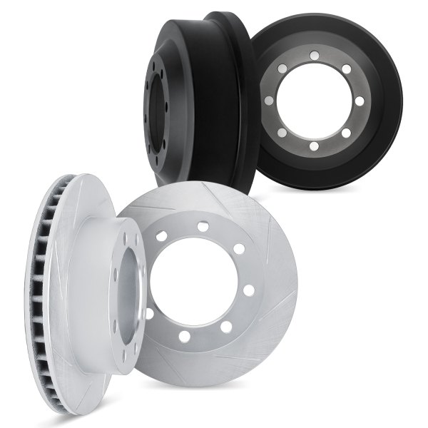 DFC® - Premium Slotted Front and Rear Brake Rotors