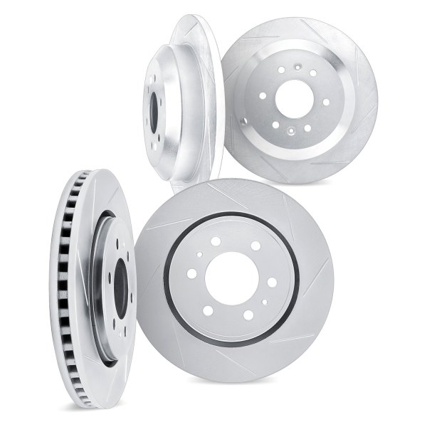 DFC® - Premium Slotted Front and Rear Brake Rotors