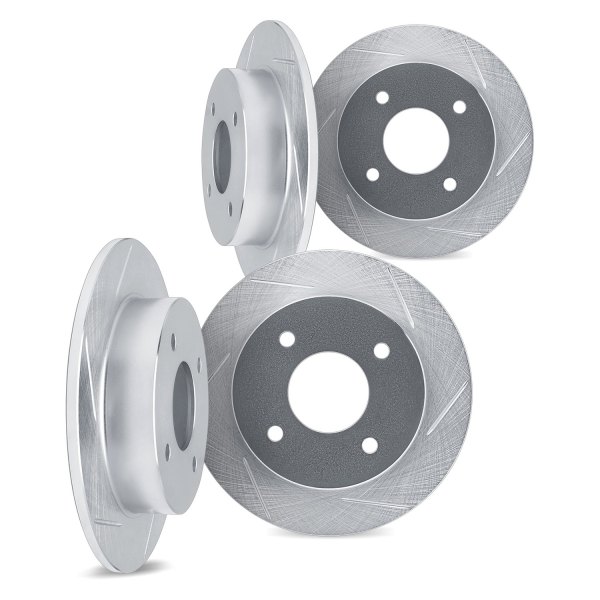 DFC® - Premium Slotted Front and Rear Brake Rotors