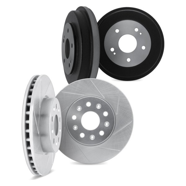 DFC® - Premium Slotted Front and Rear Brake Rotors