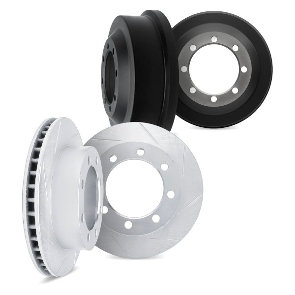 DFC® - Premium Slotted Front and Rear Brake Rotors