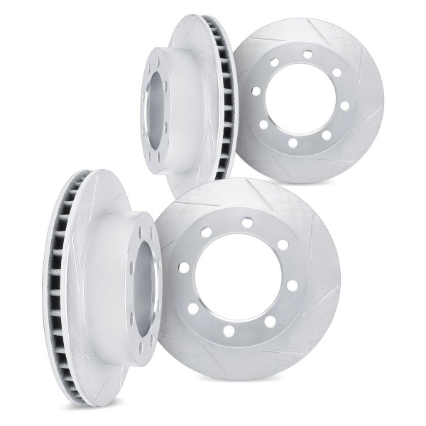 DFC® - Premium Slotted Front and Rear Brake Rotors