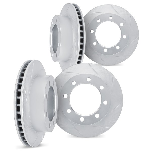 DFC® - Premium Slotted Front and Rear Brake Rotors