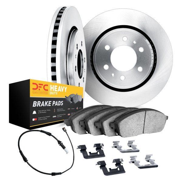 DFC® - Slotted Front Brake Kit with Heavy Duty Brake Pads