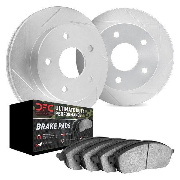 DFC® - Slotted Front Brake Kit with Ultimate Duty Performance Brake Pads