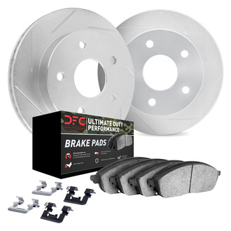 DFC® - Slotted Rear Brake Kit with Ultimate Duty Performance Brake Pads